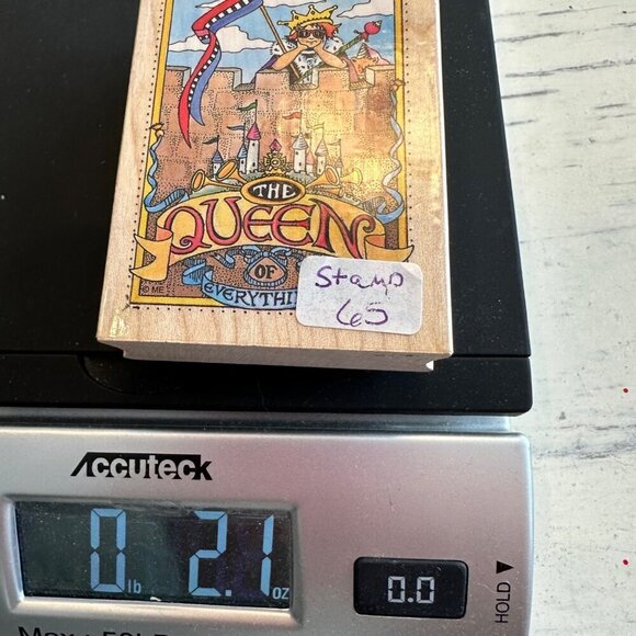 Mary Engelbreit Mounted Rubber Stamp Queen Of Everything  592-H All Night Media - Picture 8 of 8